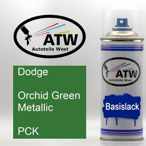 Dodge, Orchid Green Metallic, PCK: 400ml Sprühdose, von ATW Autoteile West.